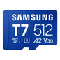 Samsung Micro SDXC T7 512GB clase10 U3 V30 A2