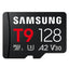 Samsung Micro SDXC T9 128GB clase10 U3 V30 A2 c/a