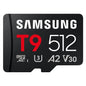 Samsung Micro SDXC T9 512GB clase10 U3 V30 A2 c/a