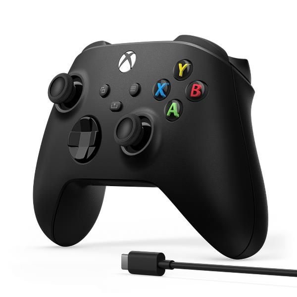 Microsoft Mando + Cable Usb-c Negro / Mando Inalámbrico Xbox + Cable Usb-c