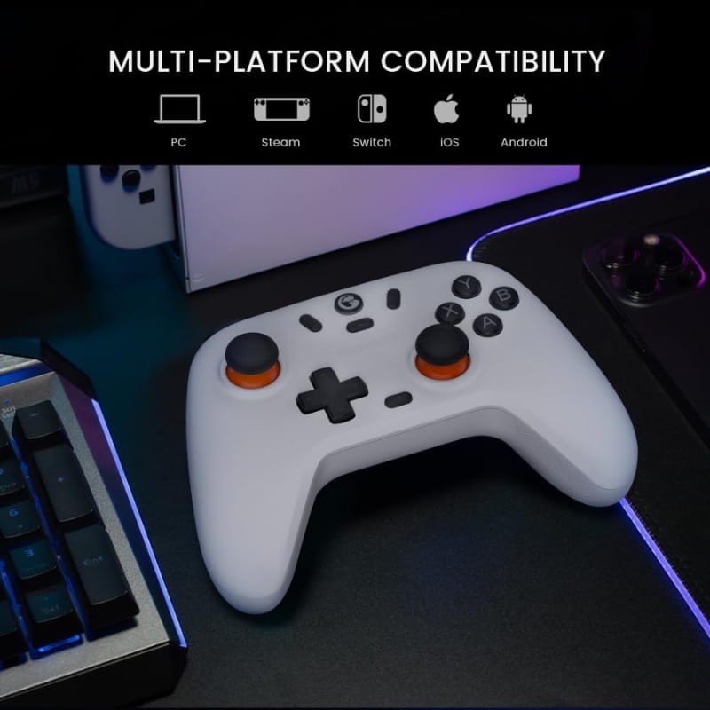 Mando GameSir T4 Nova Lite Inalámbrico Azul - Gamepad para Nintendo Switch/PC/Smartphone/Tablet/iOS/Android TV Box - Con Efecto Hall