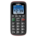 Maxcom Comfort MM428L, 1.77", 2G, Dual SIM, Botón Grande, Botón SOS, USB C, Negro
