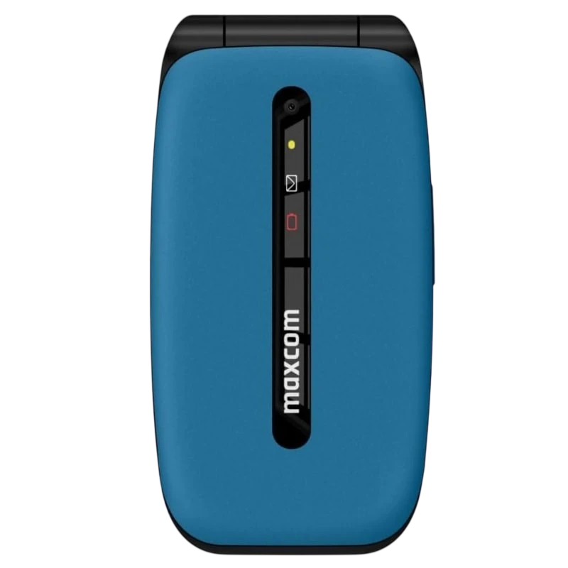 Maxcom MM828, 2.4", 4G, Botón SOS, Letras Grandes, Tapa, Azul