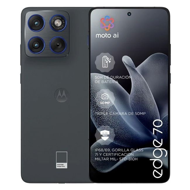 Motorola Edge 70 5G 12GB/512GB Dual SIM Gris Hover Image