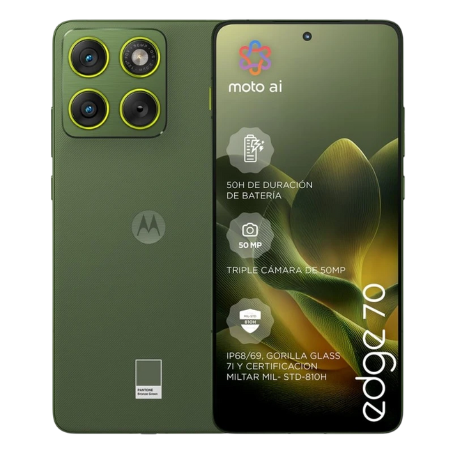 Motorola Edge 70 5G 12GB/512GB Dual SIM Verde Hover Image