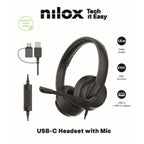 Auriculares Nilox Nxaucenc01 Negro
