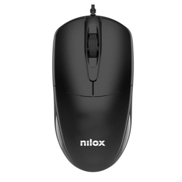 Nilox Mousb1011 Negro / Ratón Usb, 1200 Dpi, 3 Botones