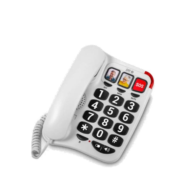 SPC 3295B Telefono CONFORT NUMBERS 2 Blanco Hover Image