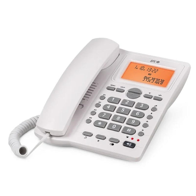 SPC 3612B Telefono OFFICE ID 2 LCD Blanco Hover Image