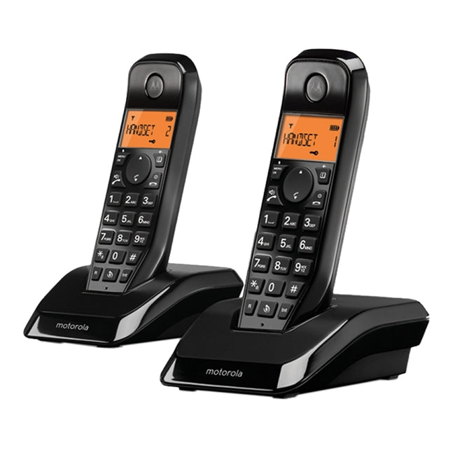 MOTOROLA S1202 Telefono DECT DUO Negro Hover Image