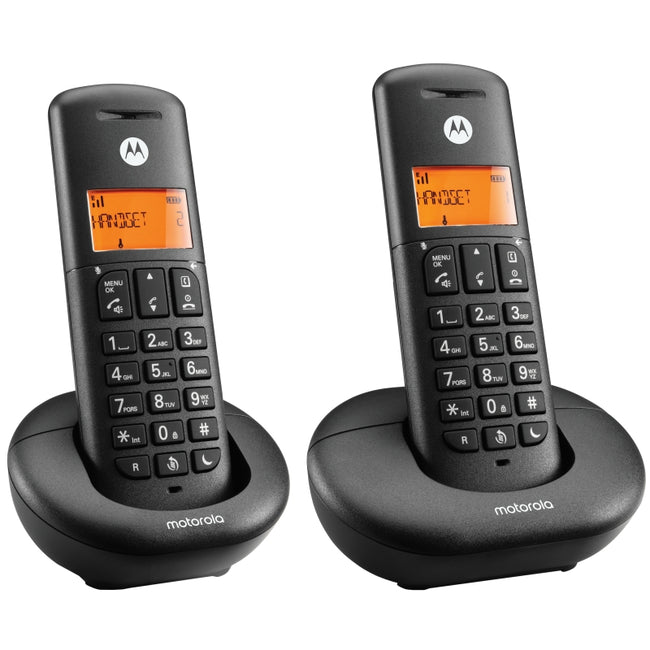 MOTOROLA E202 Telefono DECT Call Blocking Duo Main Image