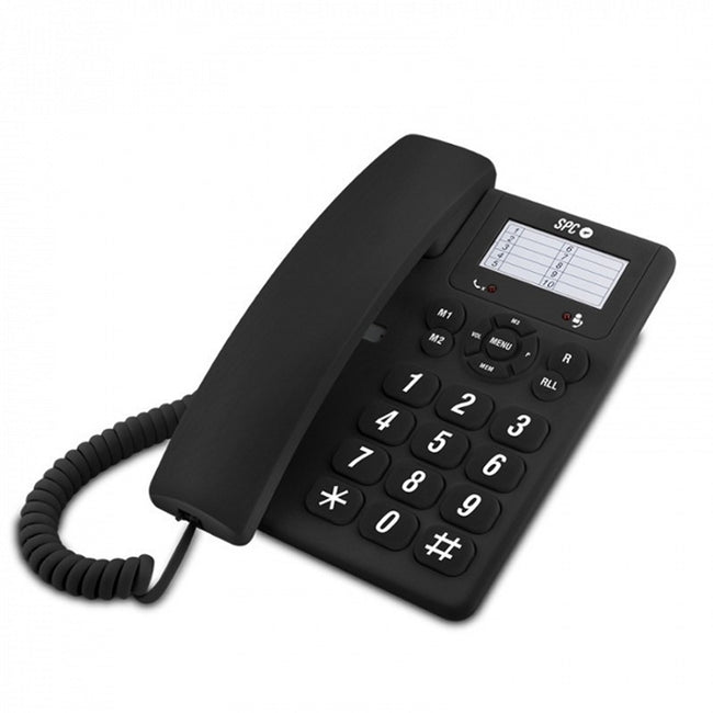 SPC 3602N Telefono ORIGINAL 3M ML Negro Hover Image