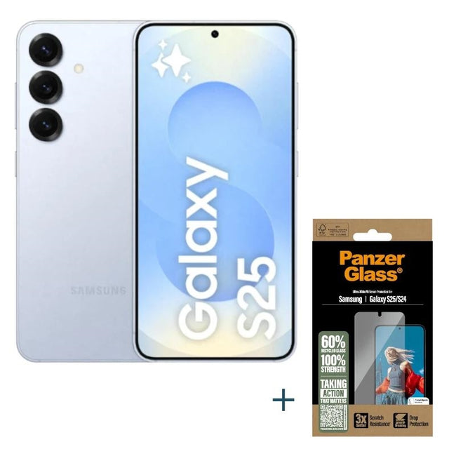 Samsung Galaxy S25 256Gb 12Gb Blue+Prot PanzerGlas Hover Image