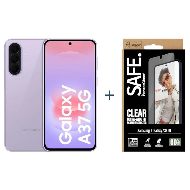 Samsung Galaxy A37 5G 256Gb 8Gb Violet+ Prote Safe Hover Image