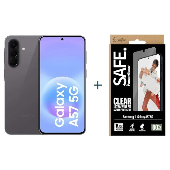 Samsung Galaxy A57 5G 256Gb 8Gb Gray+Protec Safe Hover Image