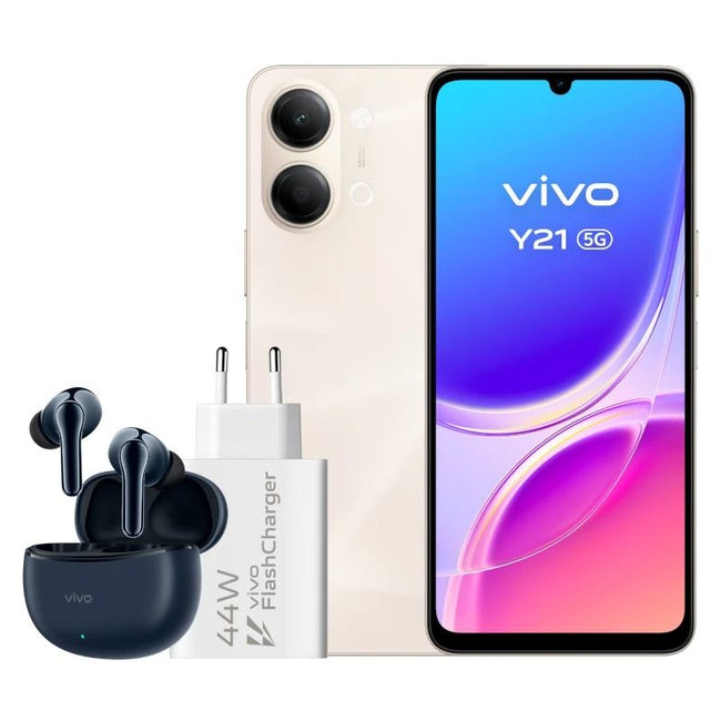 VIVO Y21 5G 4Gb(+4) 256Gb Gold Cargador + Auric. Hover Image