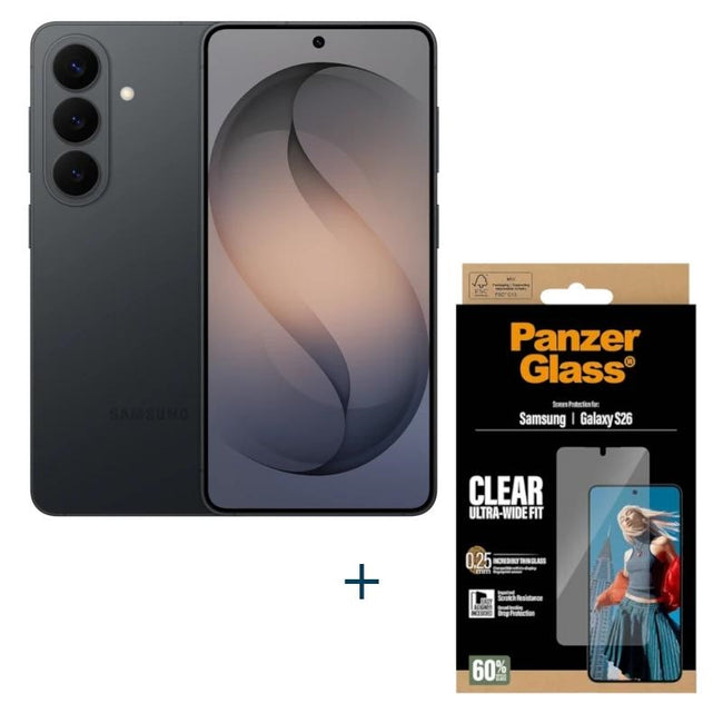 Samsung Galaxy S26 5G 256Gb EE Black + Prot Panzer Hover Image