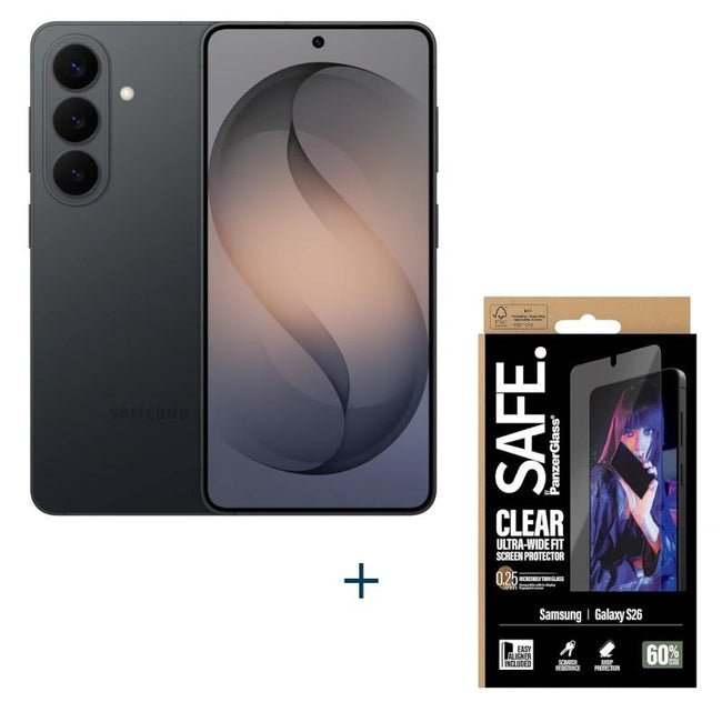 Samsung Galaxy S26 5G 256Gb EE Black + Protec SAFE Hover Image