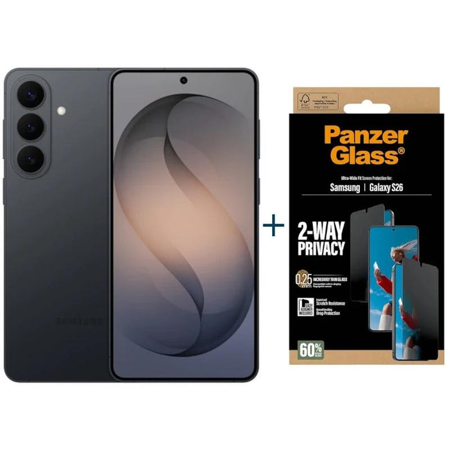 Samsung Galaxy S26 5G 256Gb Black+Prot Priv Panzer Hover Image