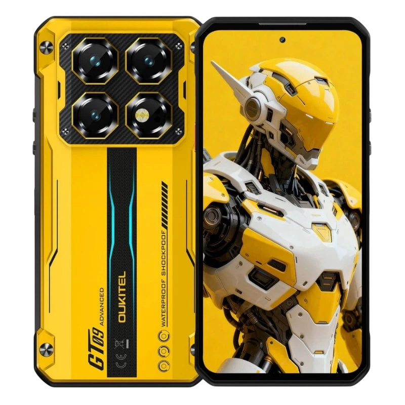 Oukitel WP60 5G 8GB/256GB Amarillo Rugged IP68/IP69K 7,2 pulgadas IPS 120Hz 108MP 10000mAh 33W NFC