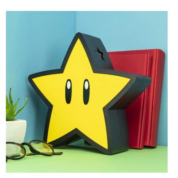 Lampara Paladone Super Mario Super Estrella 25 Cm