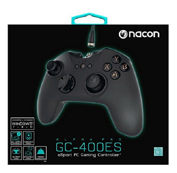 Nacon Esport Pc Gaming Controller Alpha Pad Gc-400es (windows 7/8/10) Hover Image