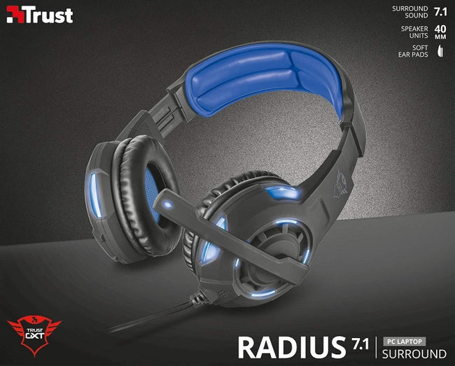 Trust Radius 7.1 Surround Headset Gxt 350 Hover Image