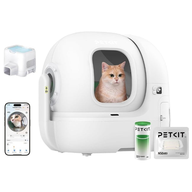 PETKIT Purobot Max Pro 2 Arenero Autolimpiable 76 L con Cámara IA xSecure Hover Image