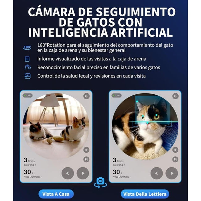 PETKIT Purobot Ultra Arenero Autolimpiable 70 L con App y Cámara IA 10 kg Main Image
