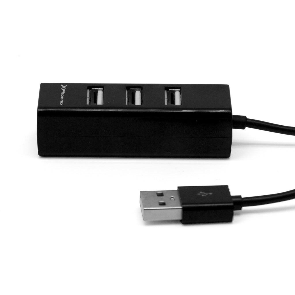Hub Usb Portatil Phoenix 4 Puertos Usb 2.0 Cable Conector Usb Flexible Diseo Compacto