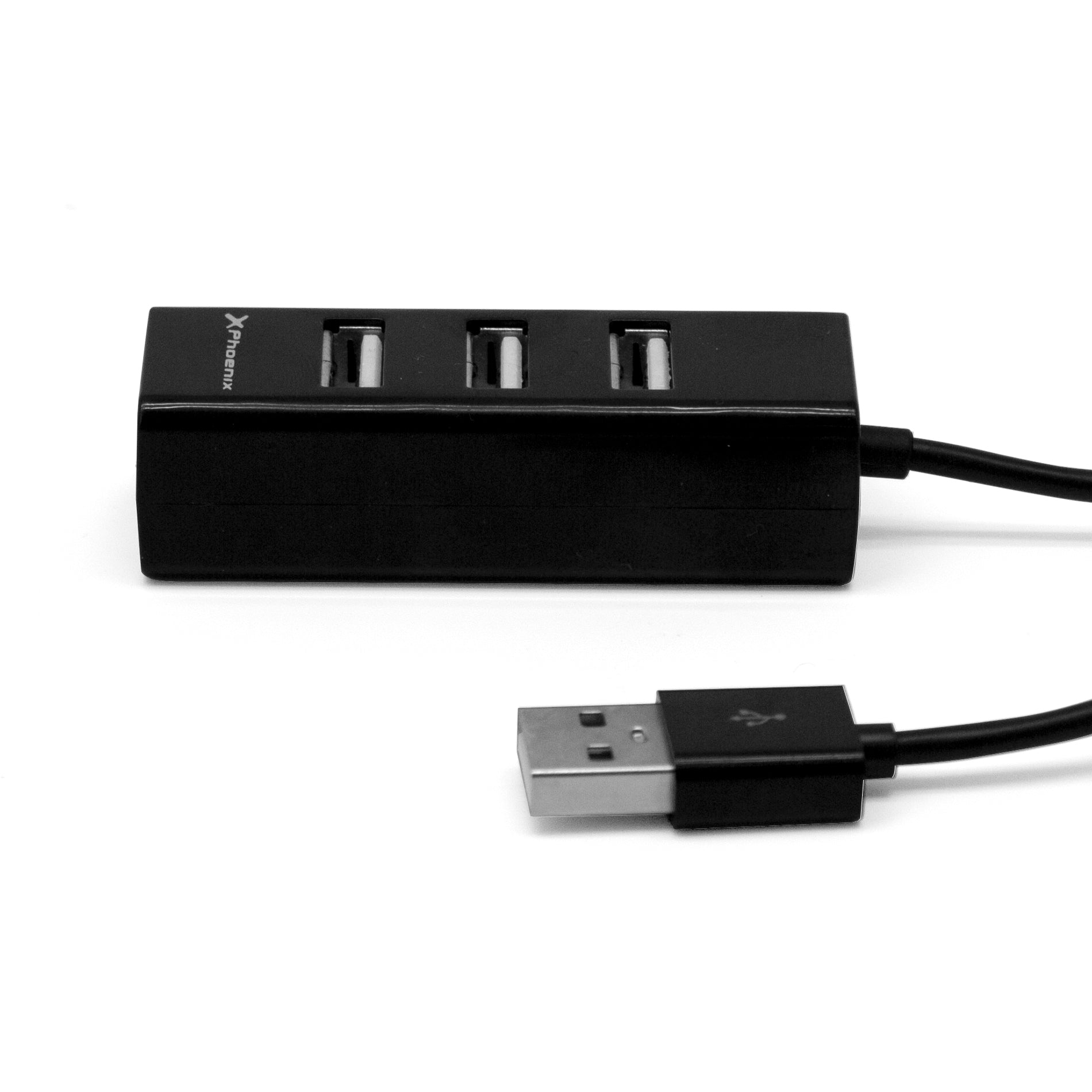Hub Usb Portatil Phoenix 4 Puertos Usb 2.0 Cable Conector Usb Flexible Diseo Compacto