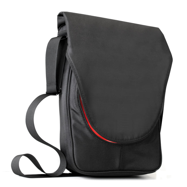 Bandolera O Mochila Poliester Hasta 14 Pulgadas Negra Hover Image
