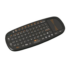 Mini Teclado Bluetooth Con Touchpad Y Puntero Láser