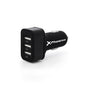Cargador Universal Phoenix Phcarcharger3usb Para Coche - Mechero 5v - 3 X Usb 7.2a Negro Acabado En Silicona