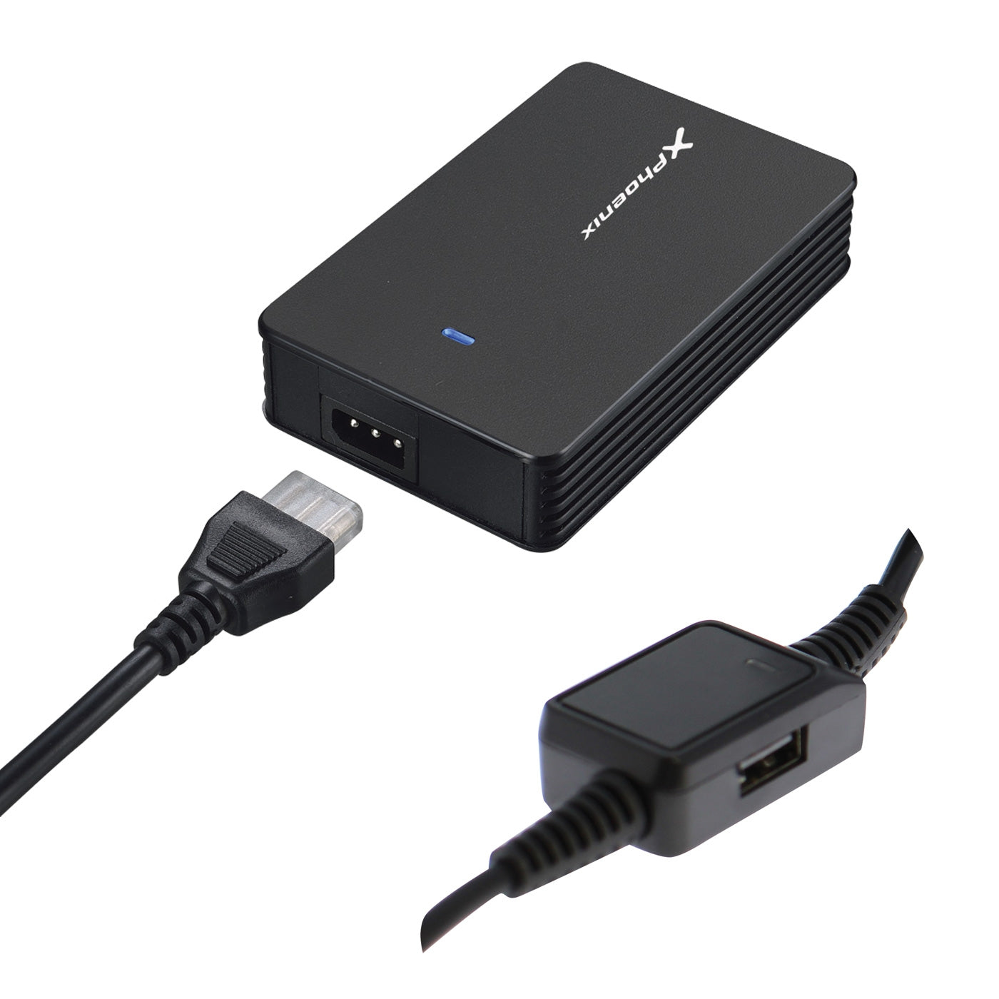 Adaptador Cargador De Corriente Universal Automatico Phoenix 40w (incluye 5 Conectores) Para Portatiles Y Netbooks Con Puerto Usb