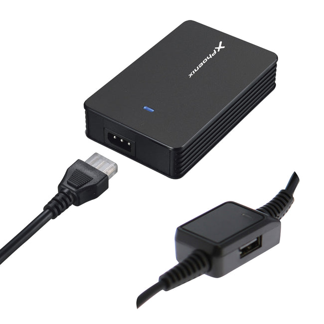 Adaptador Cargador De Corriente Universal Automatico Phoenix 40w (incluye 5 Conectores) Para Portatiles Y Netbooks Con Puerto Usb Hover Image