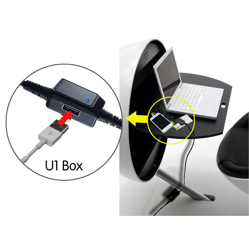 Adaptador Cargador De Corriente Universal Automatico Phoenix 40w (incluye 5 Conectores) Para Portatiles Y Netbooks Con Puerto Usb