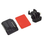 Accesorio Soporte Adhesivo Curvo 3m Para Casco Phoenix Para Fijar Camaras Sport & Gopro Hero 4 - 3+ - 3 - 2 - 1 De Color Negro Helmet Curved Surface & Mount