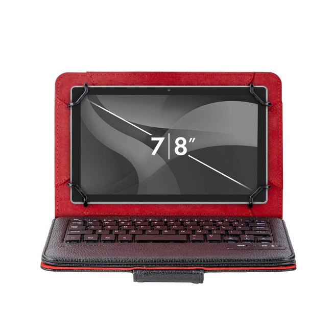 Funda Universal Phoenix Para Tablet Hasta 8 Pulgadas Teclado Bluetooth Hover Image
