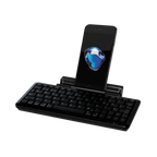 Mini Teclado Bluetooth Con Soporte Para Tablet Y Movil Smartphone Universal