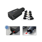 Cargador Adaptador Universal 90w Phoenix Phlaptopcarcharger Para Coche - Vehiculo - Mechero Para Portatil - Netbooks - Puerto Usb 5v Incluye 12 Tips