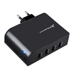 Cargador De Pared 5.1v De 4 Entradas Usb 2.1a