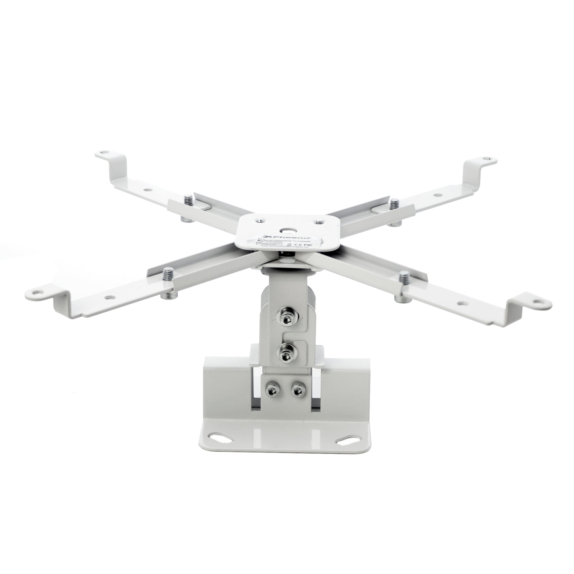 Soporte De Proyector De Techo Y Pared Rota 360 Inclinacion 10 Blanco