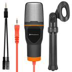 Microfono Phoenix Multimedia Podcaststudio Con Cable Jack Para Pc Ordenador Conferencias
