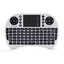 Mini Teclado Inalambrico Wireless 2.4ghz Phoenix Touchpad Multimedia Smart Tv - Tvbox - Android Tv - Color Blanco Y Negro
