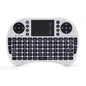 Mini Teclado Inalambrico Wireless 2.4ghz Phoenix Touchpad Multimedia Smart Tv - Tvbox - Android Tv - Color Blanco Y Negro
