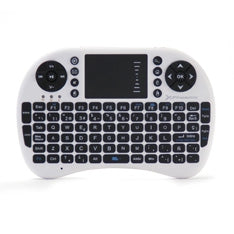 Mini Teclado Inalambrico Wireless 2.4ghz Phoenix Touchpad Multimedia Smart Tv - Tvbox - Android Tv - Color Blanco Y Negro Hover Image