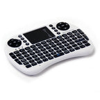 Mini Teclado Inalambrico Wireless 2.4ghz Phoenix Touchpad Multimedia Smart Tv - Tvbox - Android Tv - Color Blanco Y Negro