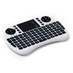 Mini Teclado Inalambrico Wireless 2.4ghz Phoenix Touchpad Multimedia Smart Tv - Tvbox - Android Tv - Color Blanco Y Negro Main Image