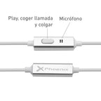 Auriculares Topsound Con Manos Libres Blancos